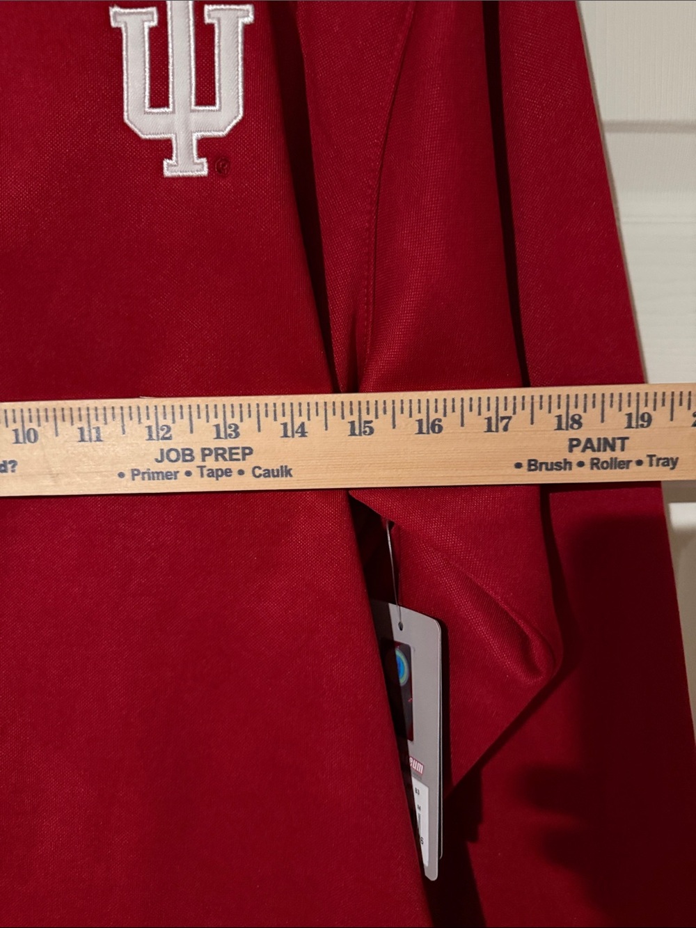 Colosseum Men's Indiana University Red Pullover with White Trim - Picture 11 of 12